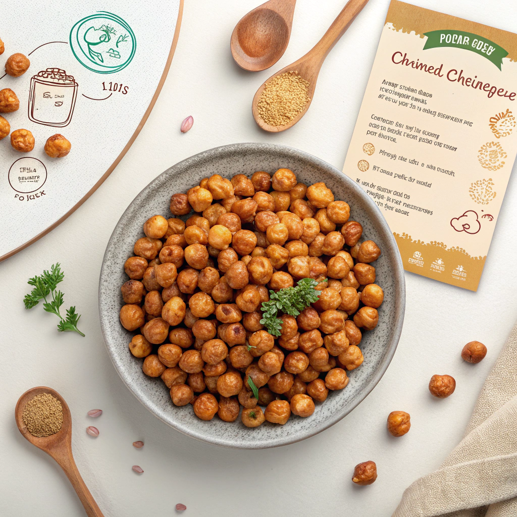 crispy smoky roasted chickpeas
