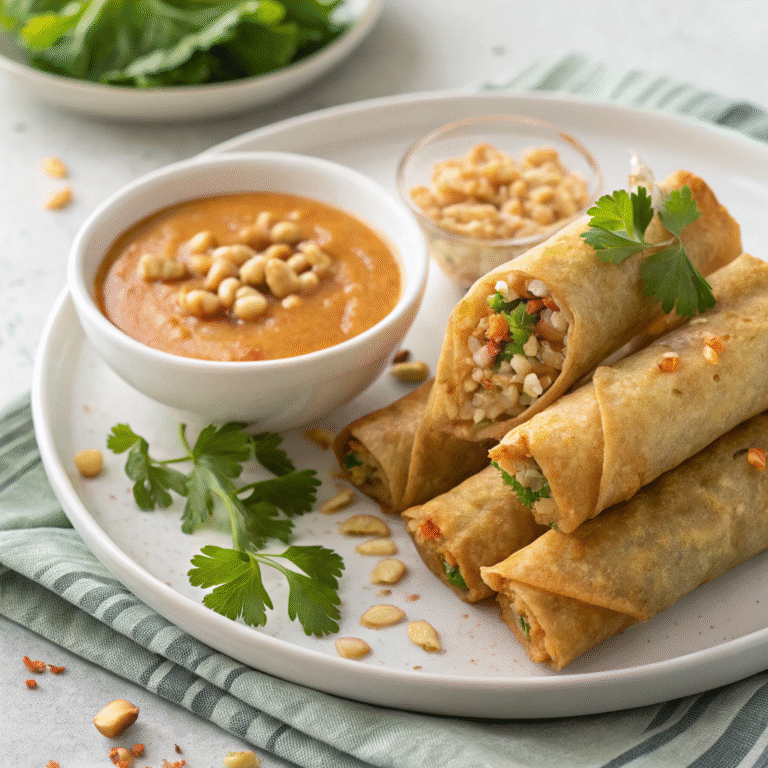 crispy vegetable spring rolls
