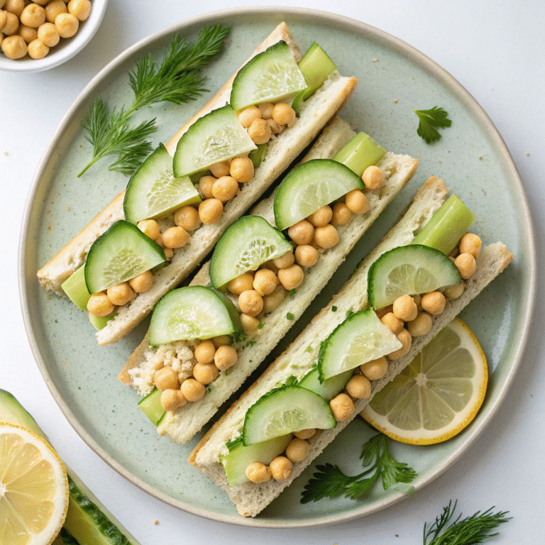 cucumber chickpea sandwich