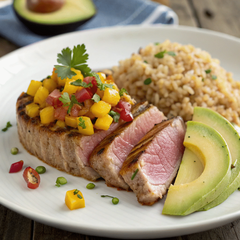 delicious seared tuna