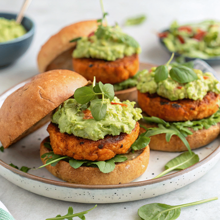 flavorful sweet potato burgers