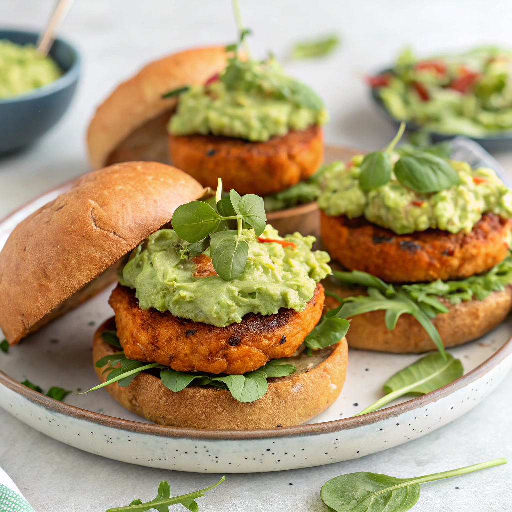flavorful sweet potato burgers