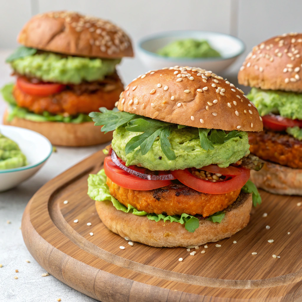 flavorful sweet potato burgers