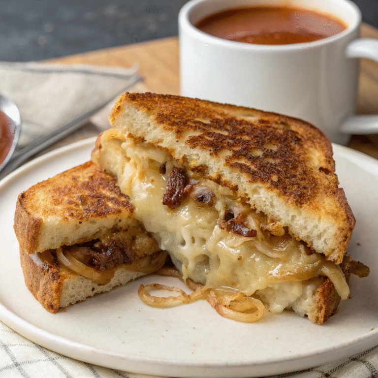 Onion Grilled Cheese Sandwich