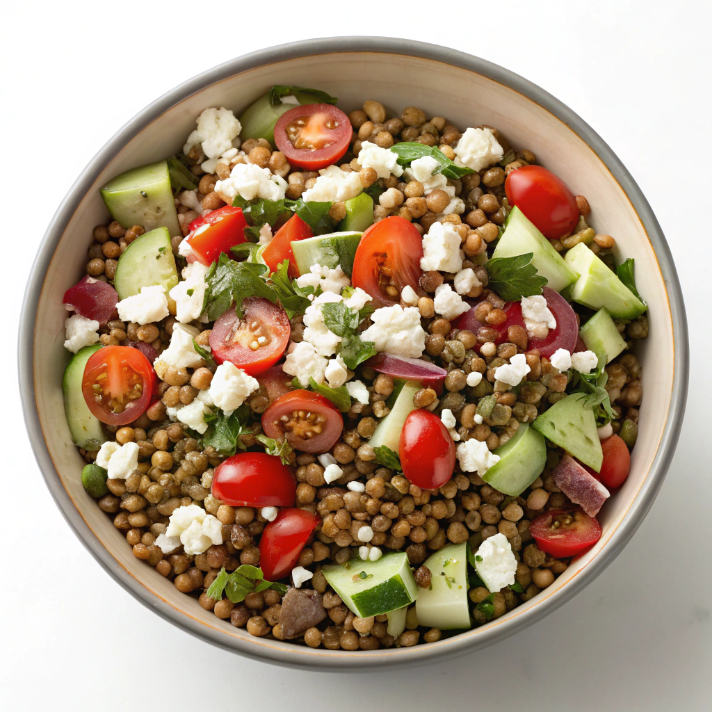 greek lentil salad