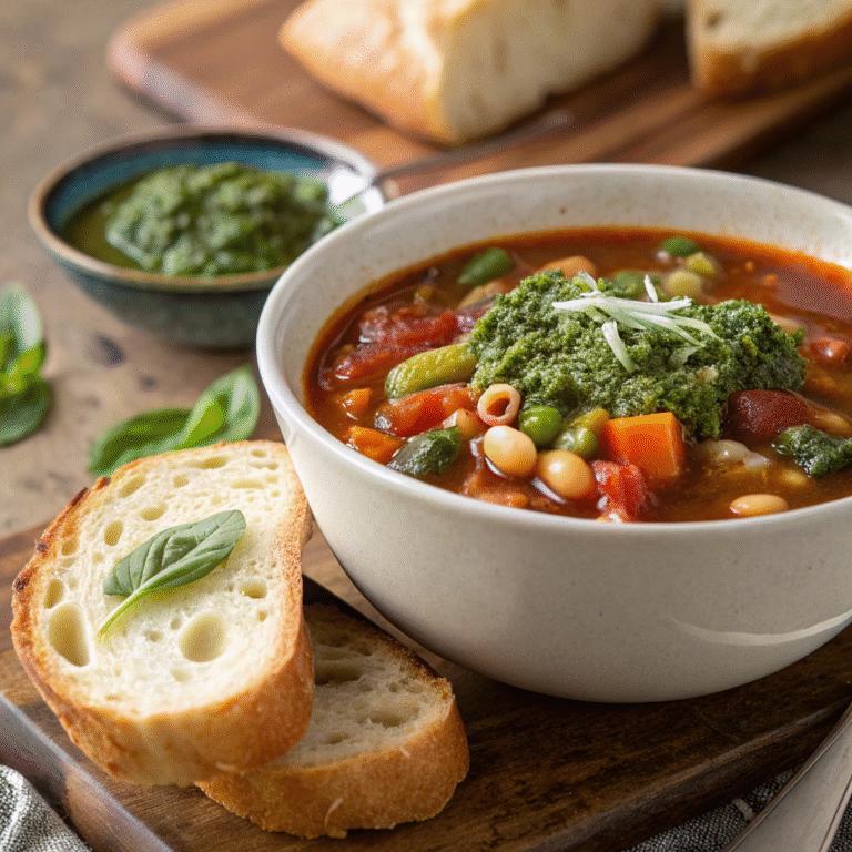 hearty minestrone soup