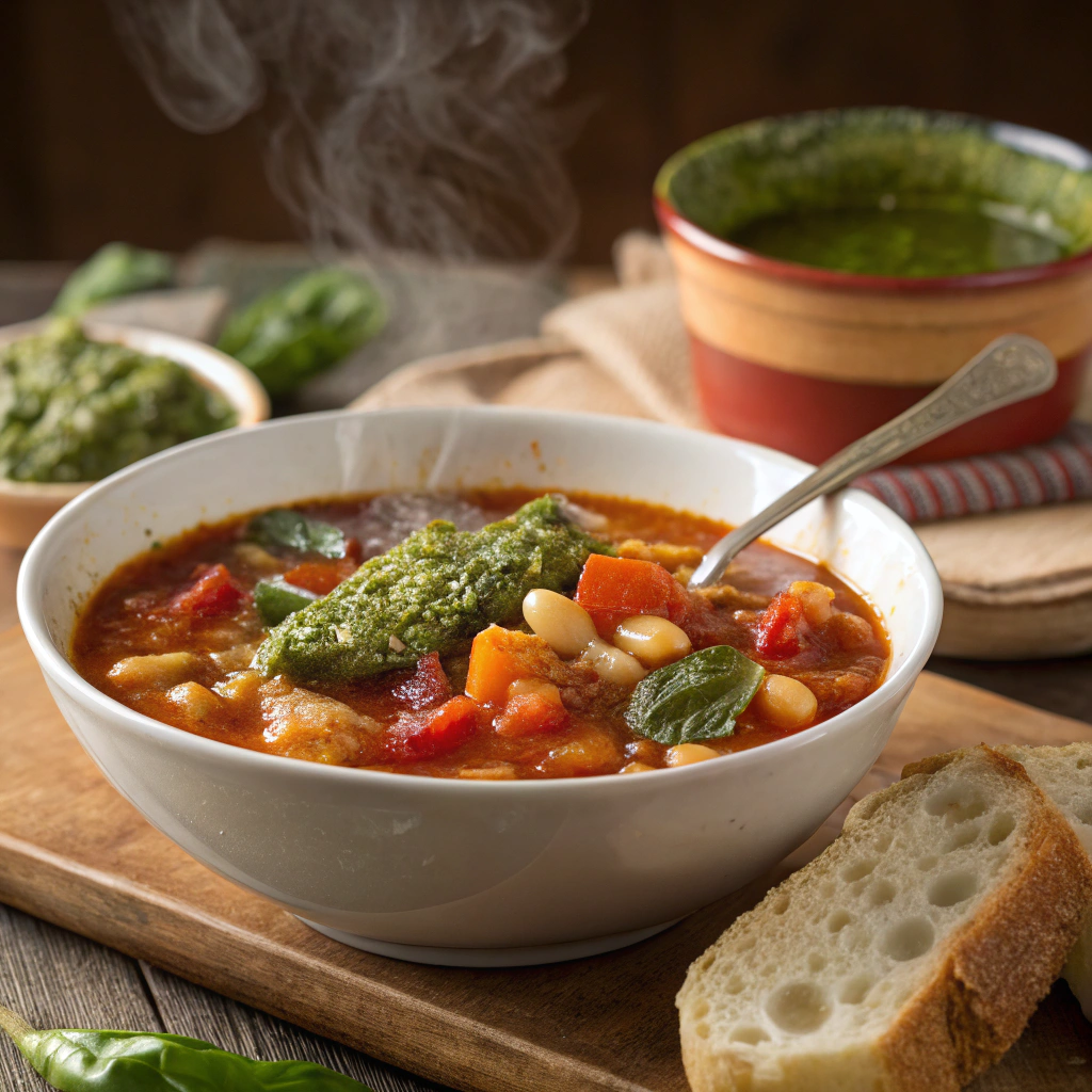 hearty minestrone soup