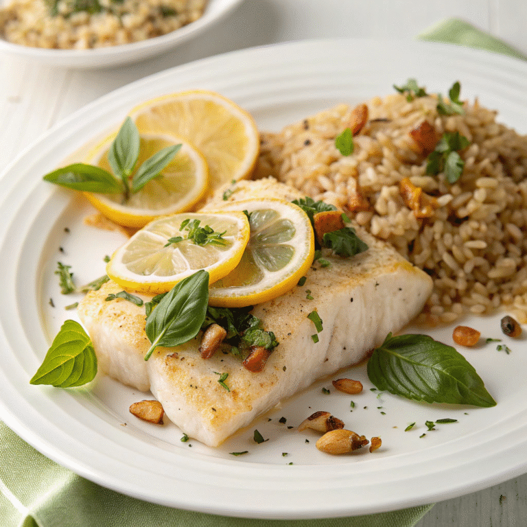 lemon basil baked cod