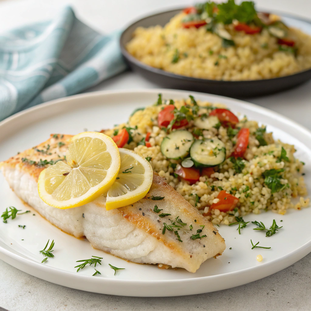 lemon baked snapper