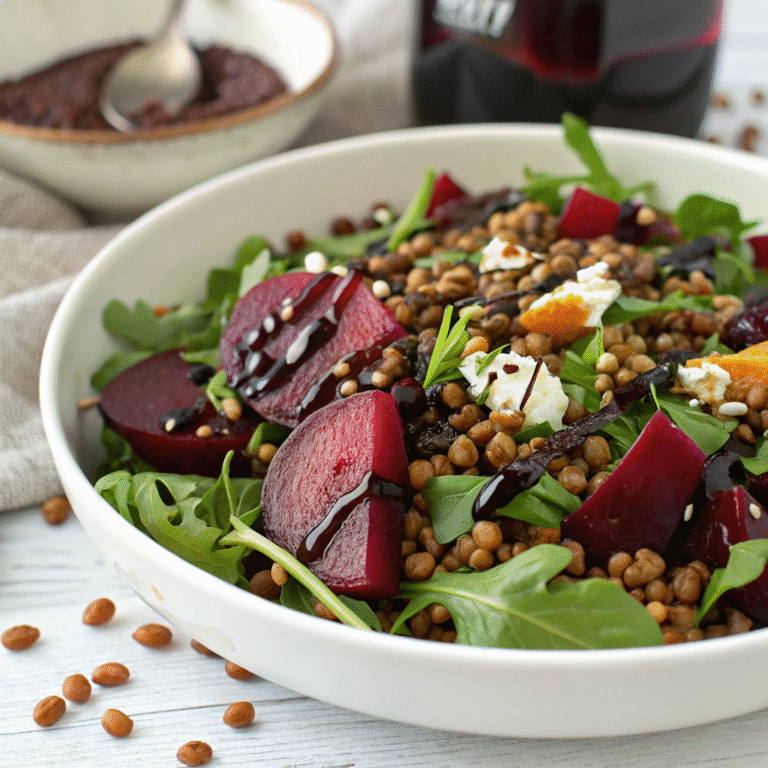 lentil beet salad