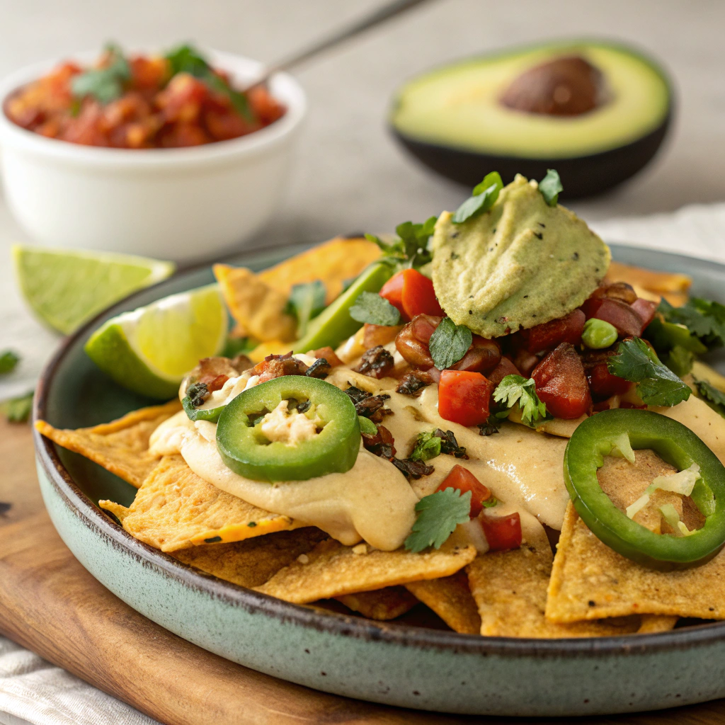 loaded vegan nachos