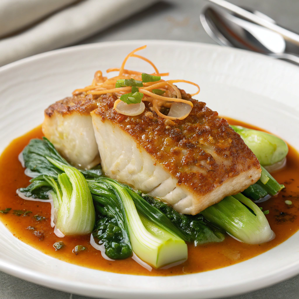 miso-glazed cod