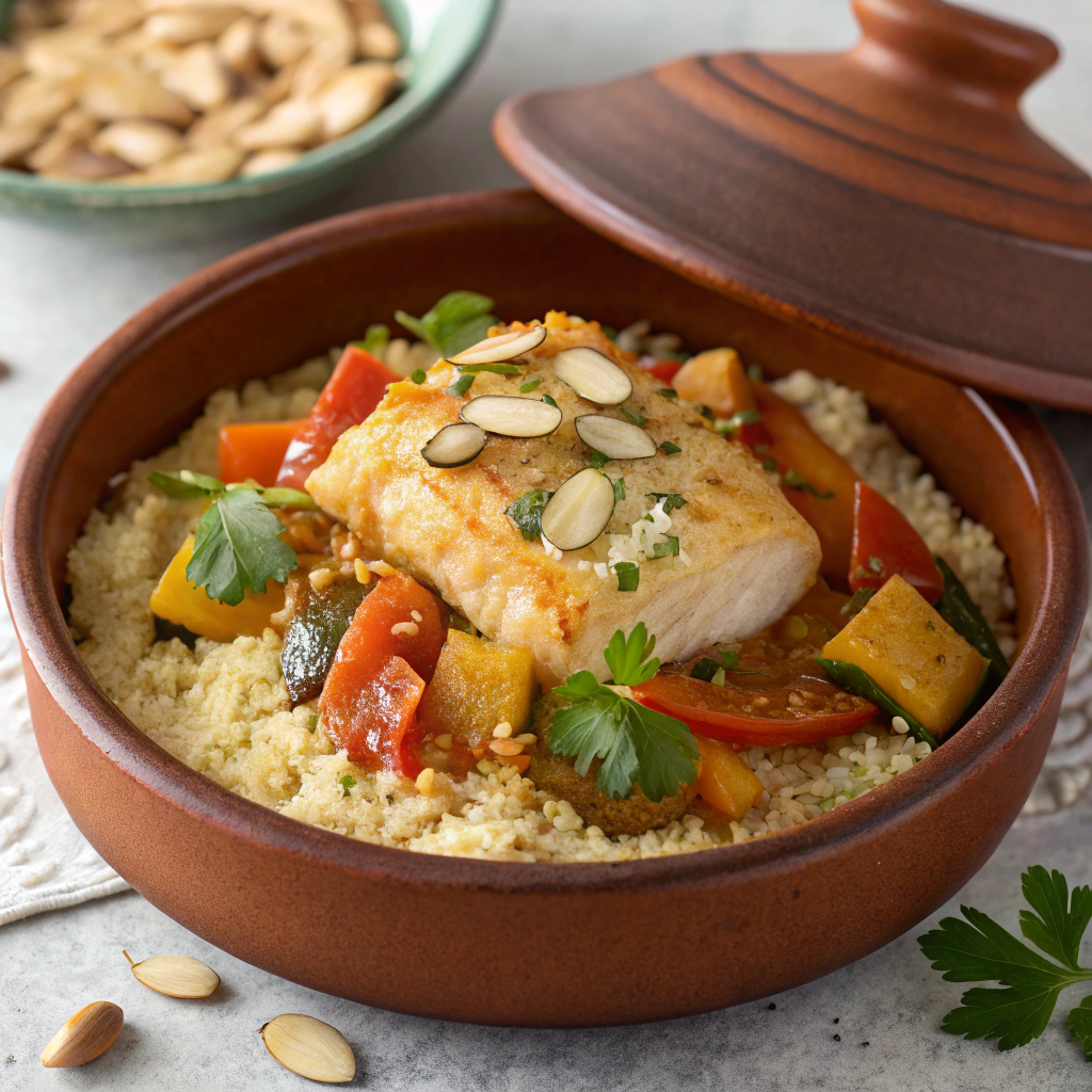  moroccan-spiced fish tagine
