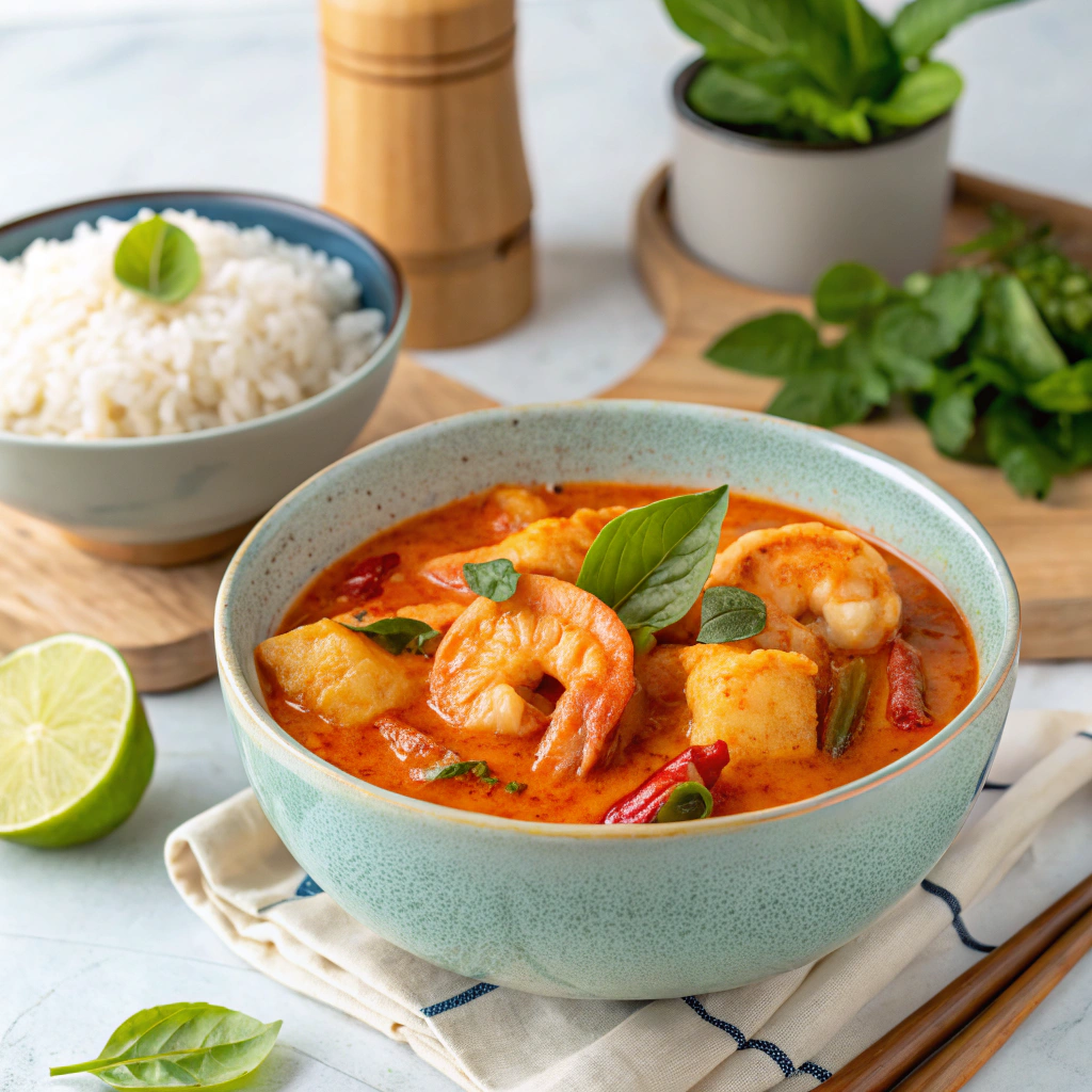 pescatarian-friendly thai red curry