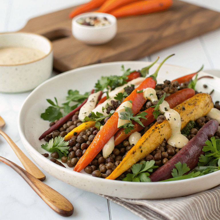 carrot lentil salad
