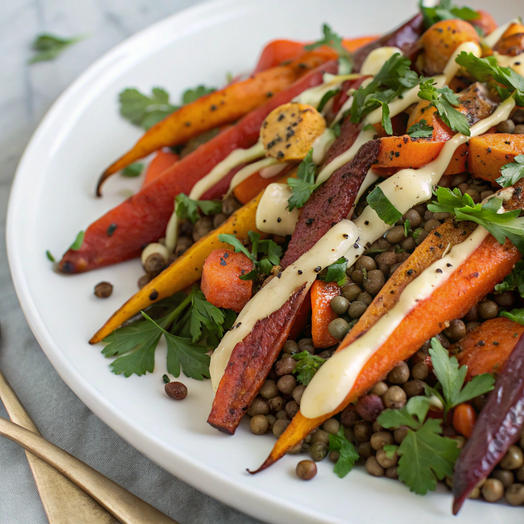 carrot lentil salad