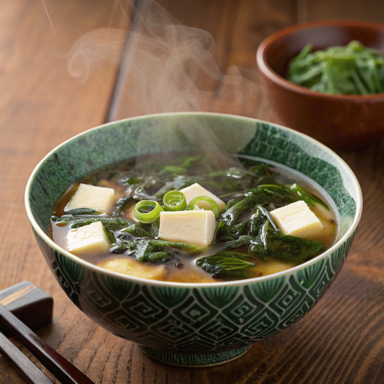 savory miso soup