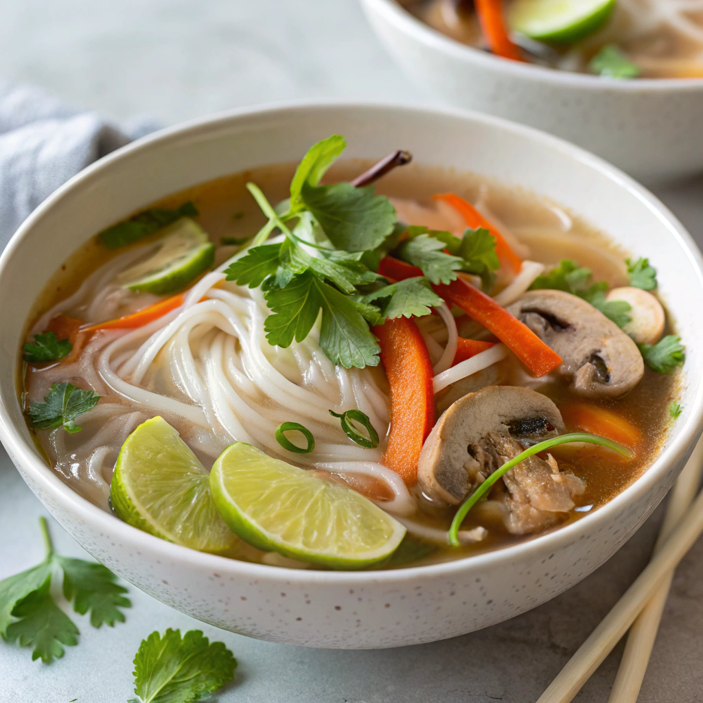 savory vegan pho