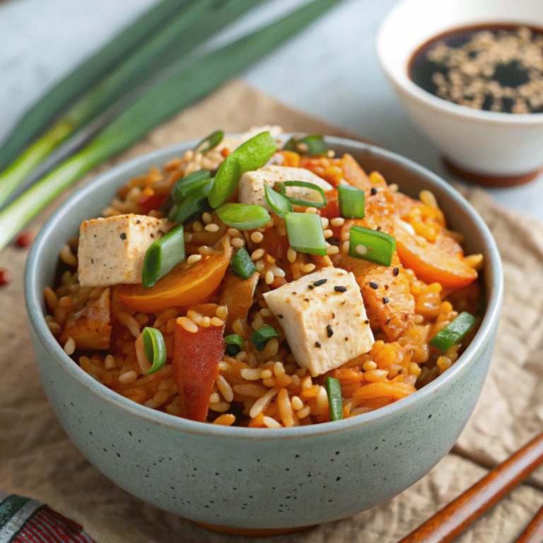 spicy kimchi fried rice