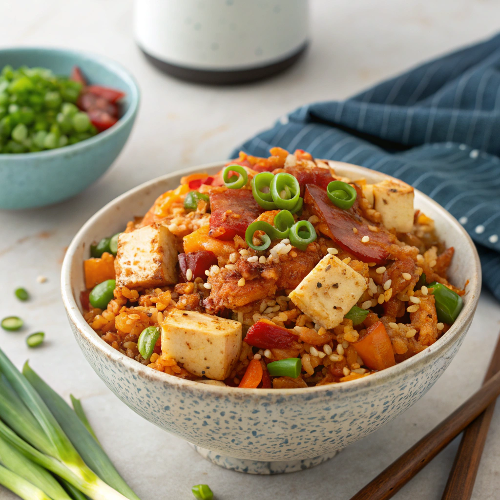 spicy kimchi fried rice
