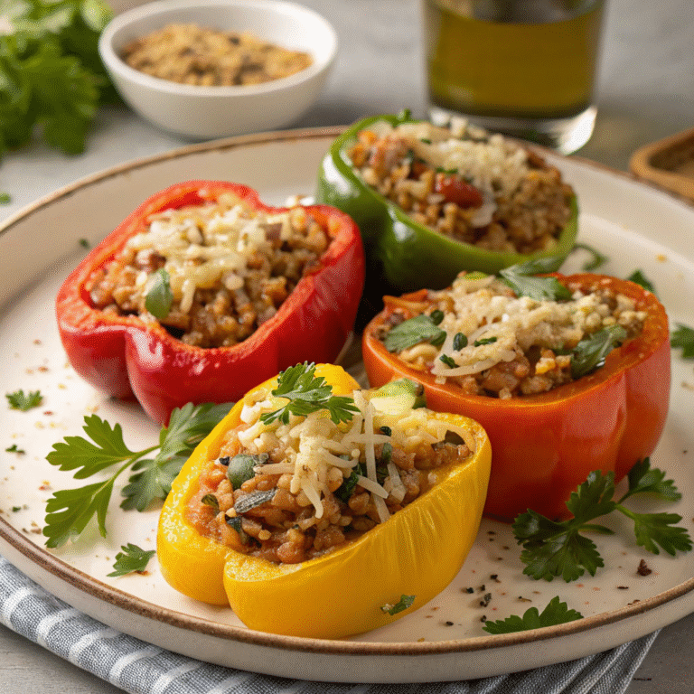 vegetarian stuffed bell peppers