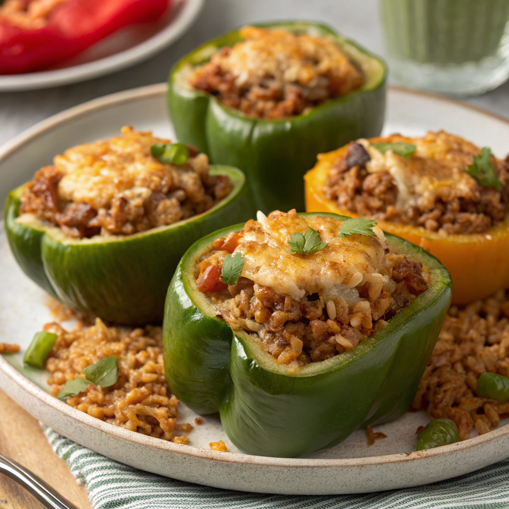 vegetarian stuffed bell peppers