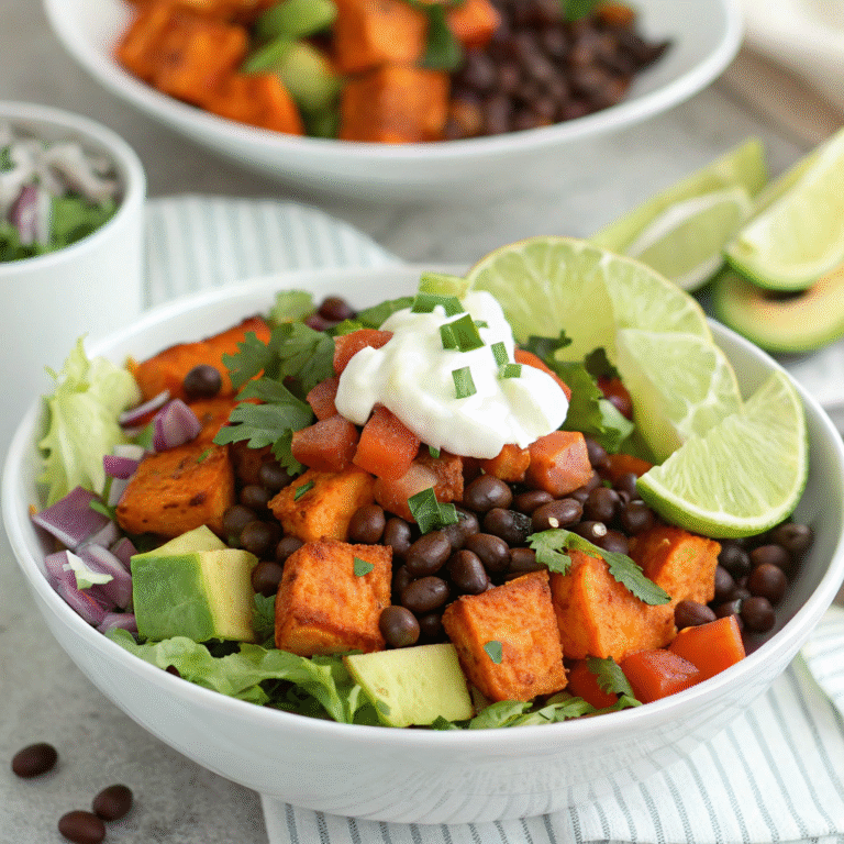 sweet potato taco salad