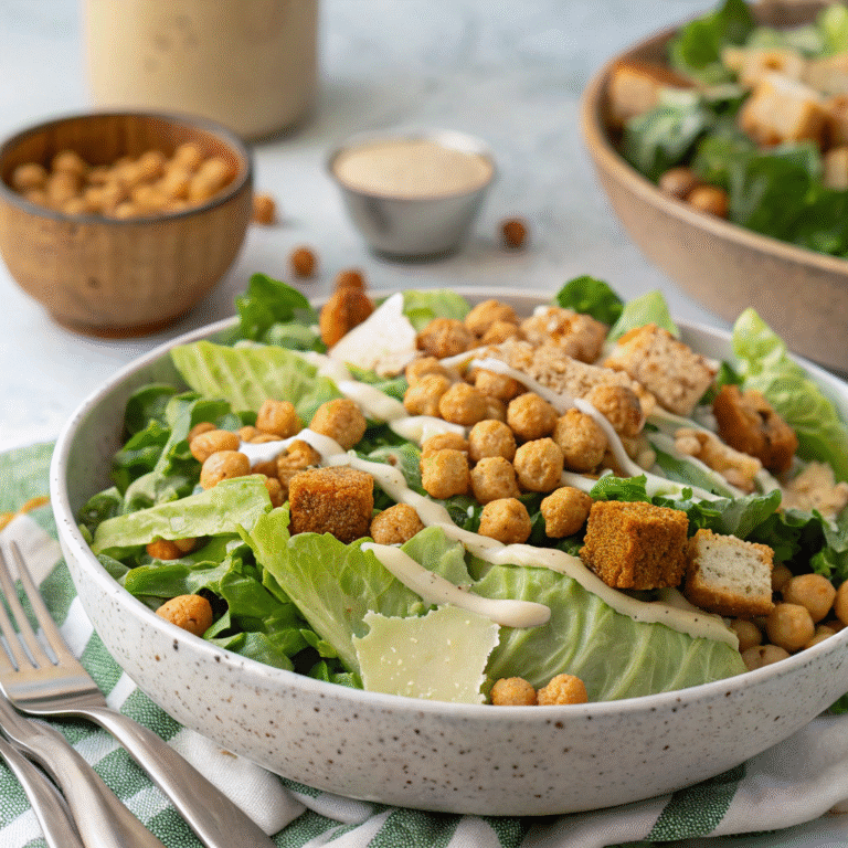 vegan caesar salad
