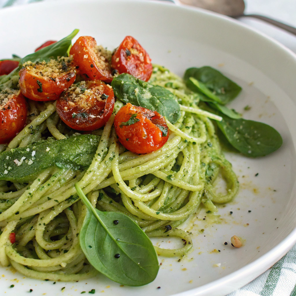 vegan pesto pasta