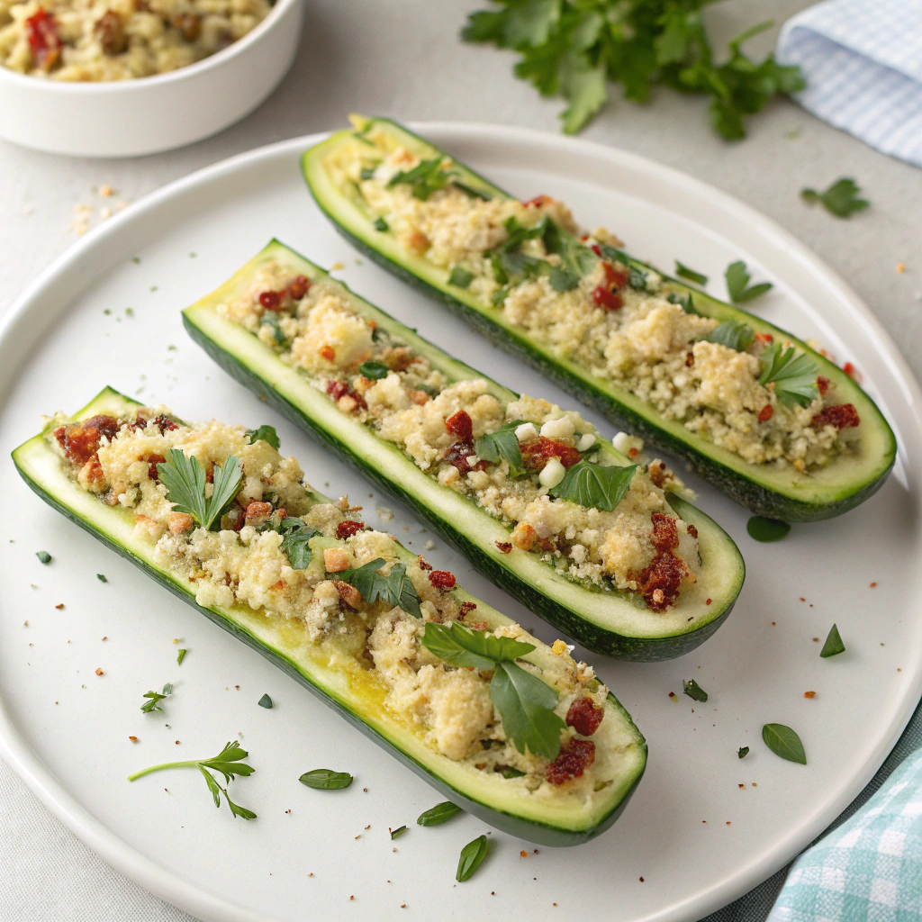 stuffed zucchini boats