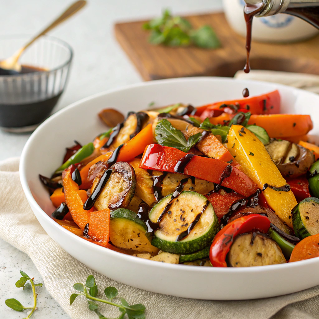 warm roasted vegetable salad