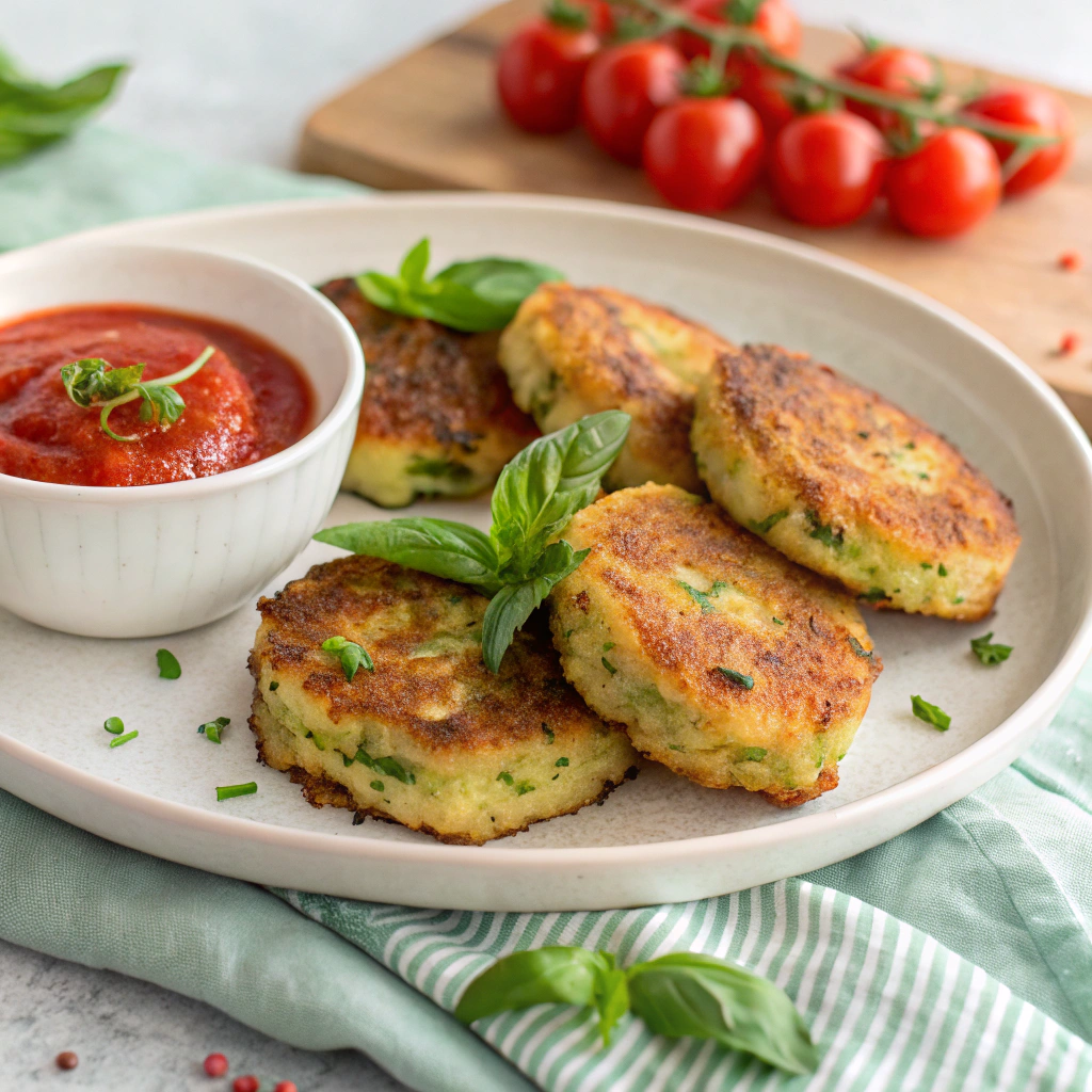 Keyphrase: zucchini ricotta fritters