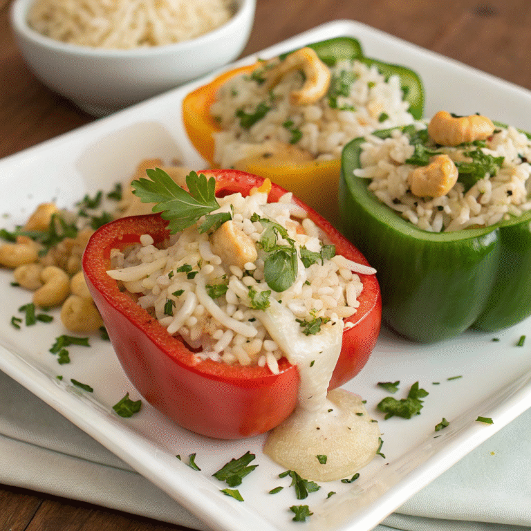 comforting stuffed bell peppers