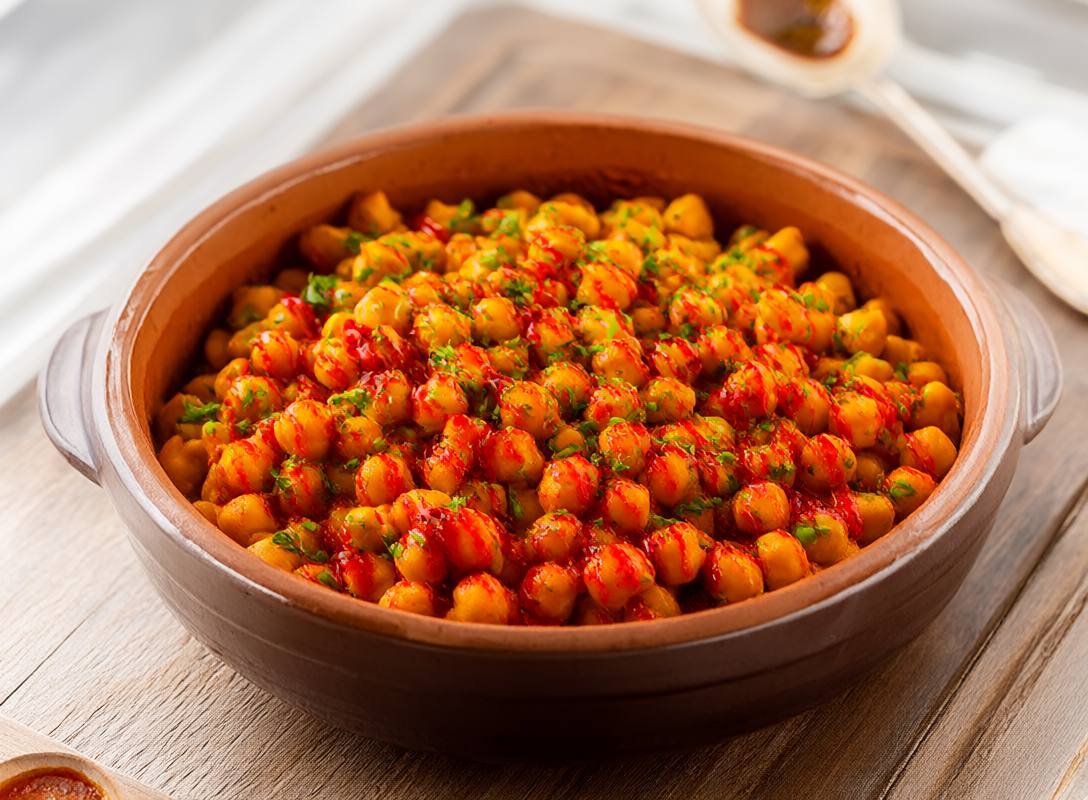 Carrot and Harissa Chickpea Tagine with Preserved Lemon