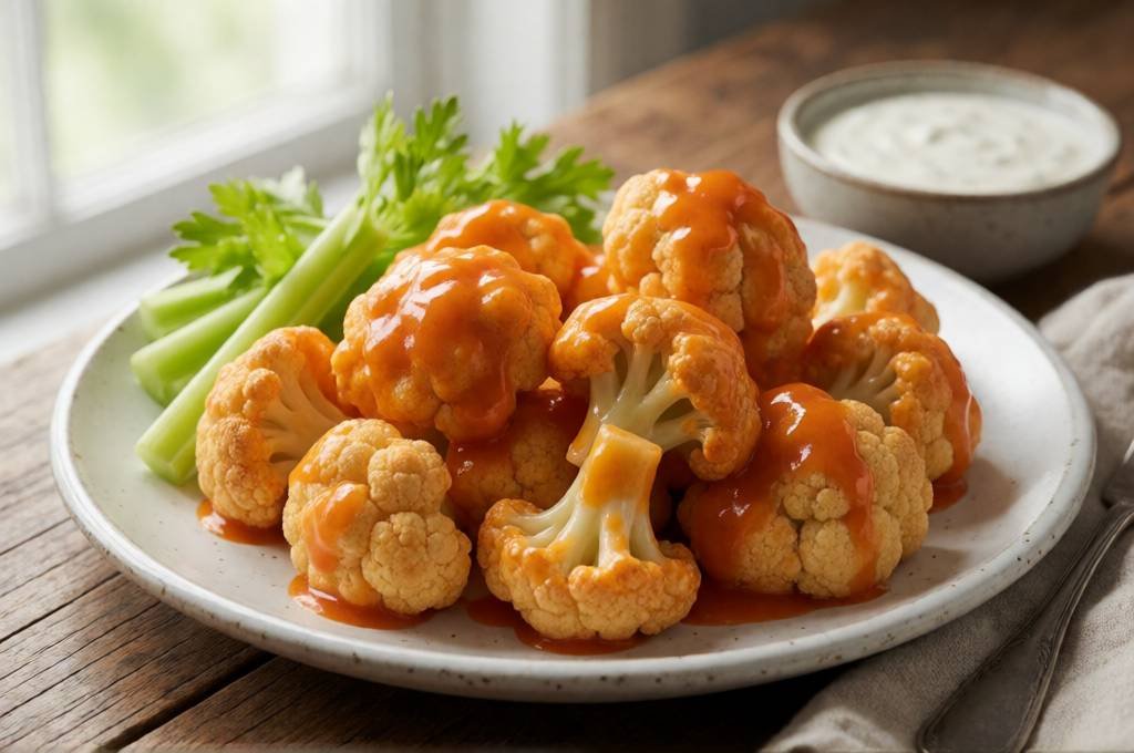 Cauliflower Buffalo Bites