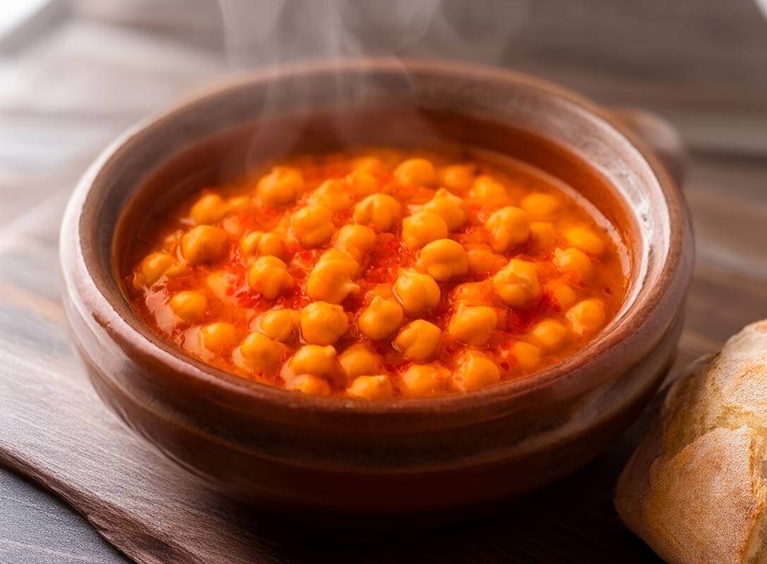 Chickpea and Harissa Soup – Tunisian Lablabi Recipe