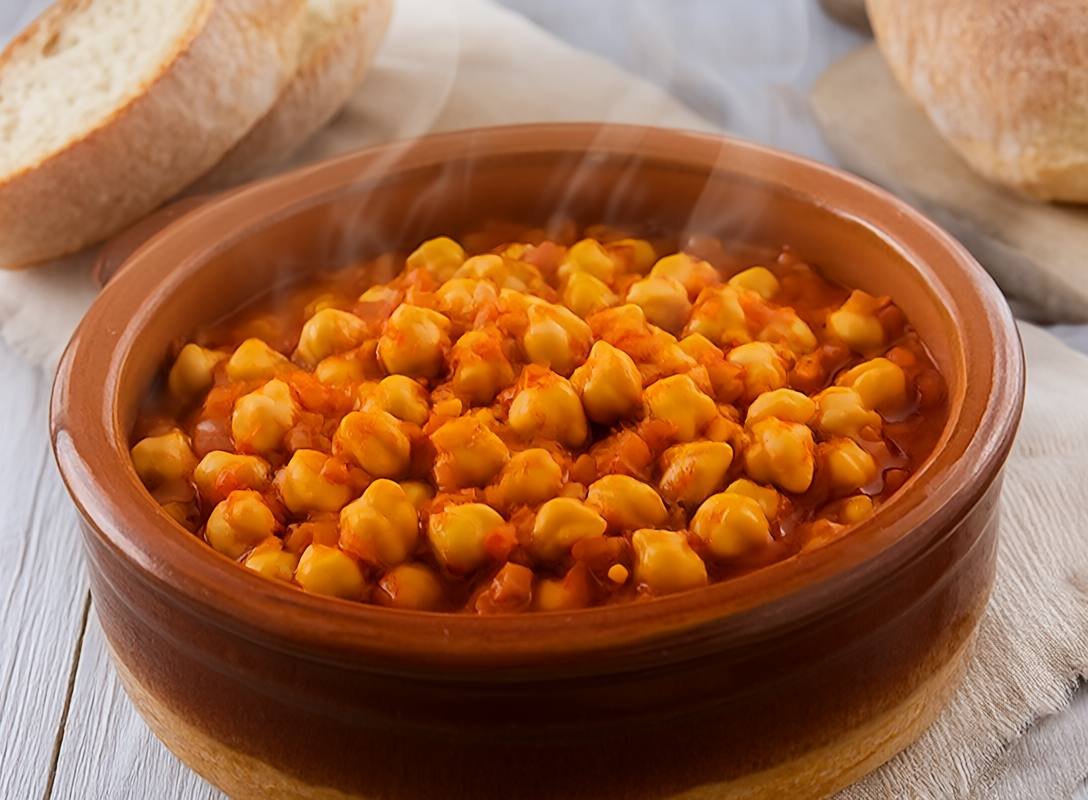 Chickpea and Roasted Eggplant Stew