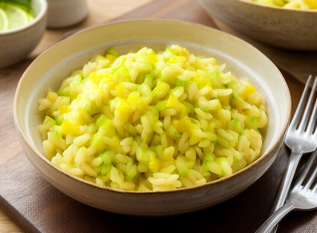 Corn and Zucchini Orzo Salad with Chili-Lime Dressing