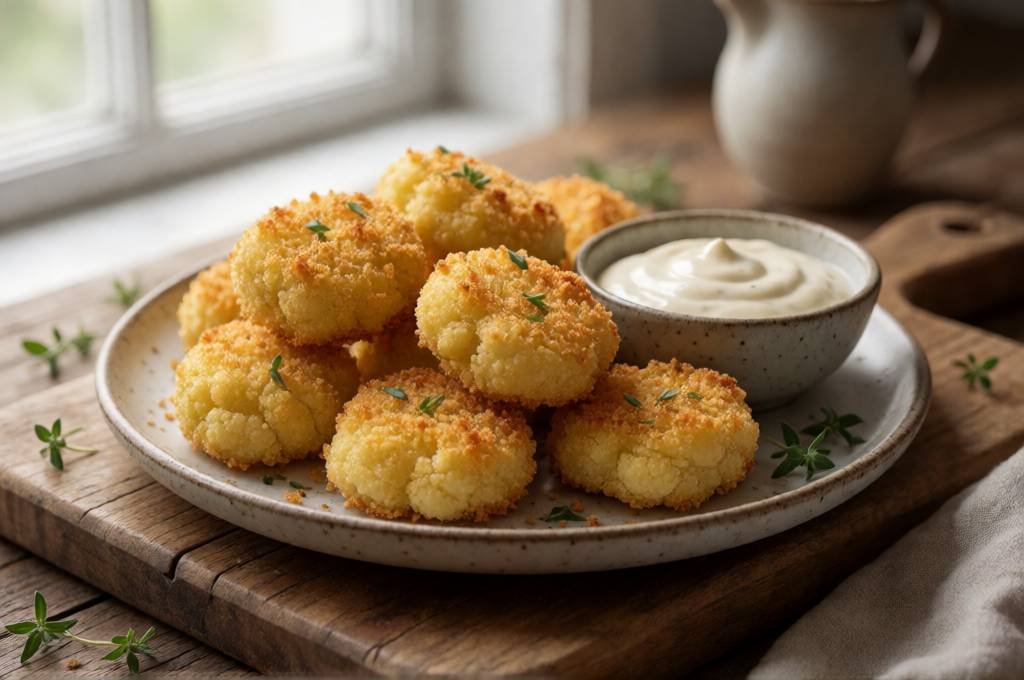 Crispy Cauliflower Nuggets
