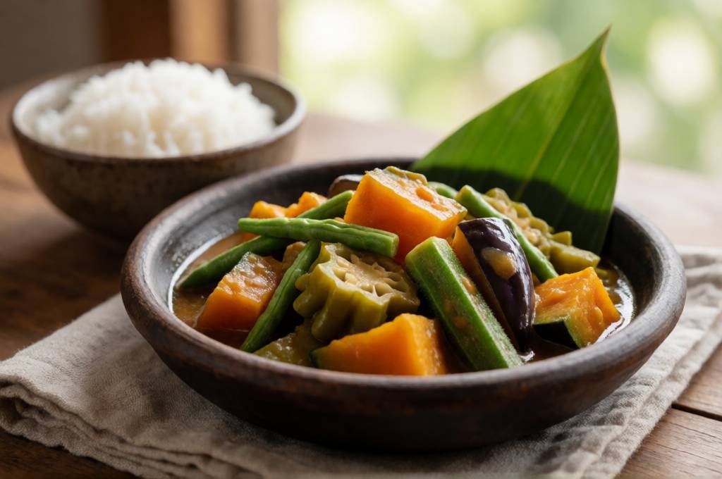 Filipino Pinakbet - Squash and Vegetable Stew