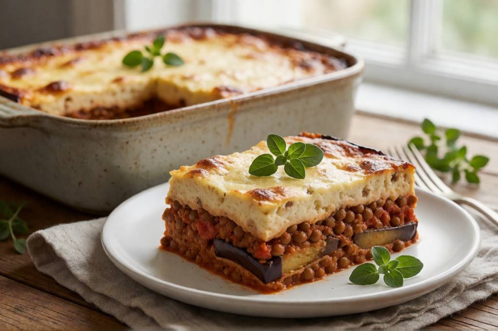 Greek Lentil Moussaka