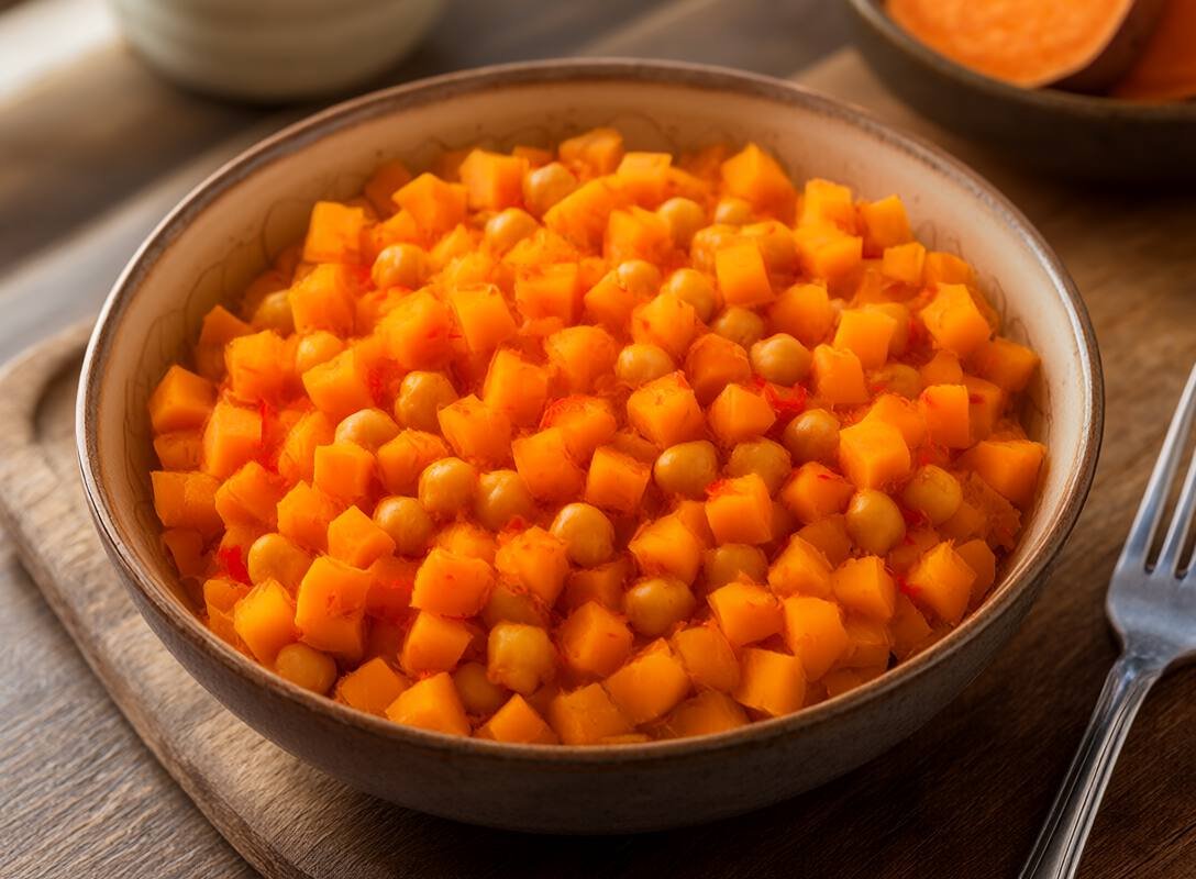Nourishing Sweet Potato and Chickpea Buddha Bowl Recipe