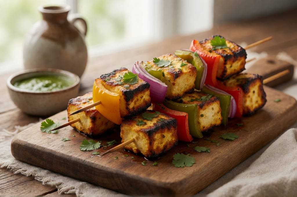 Paneer Tikka Skewers