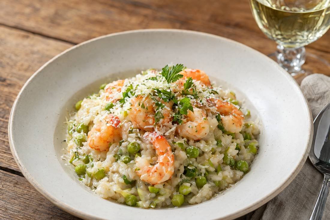 Prawn and Pea Risotto