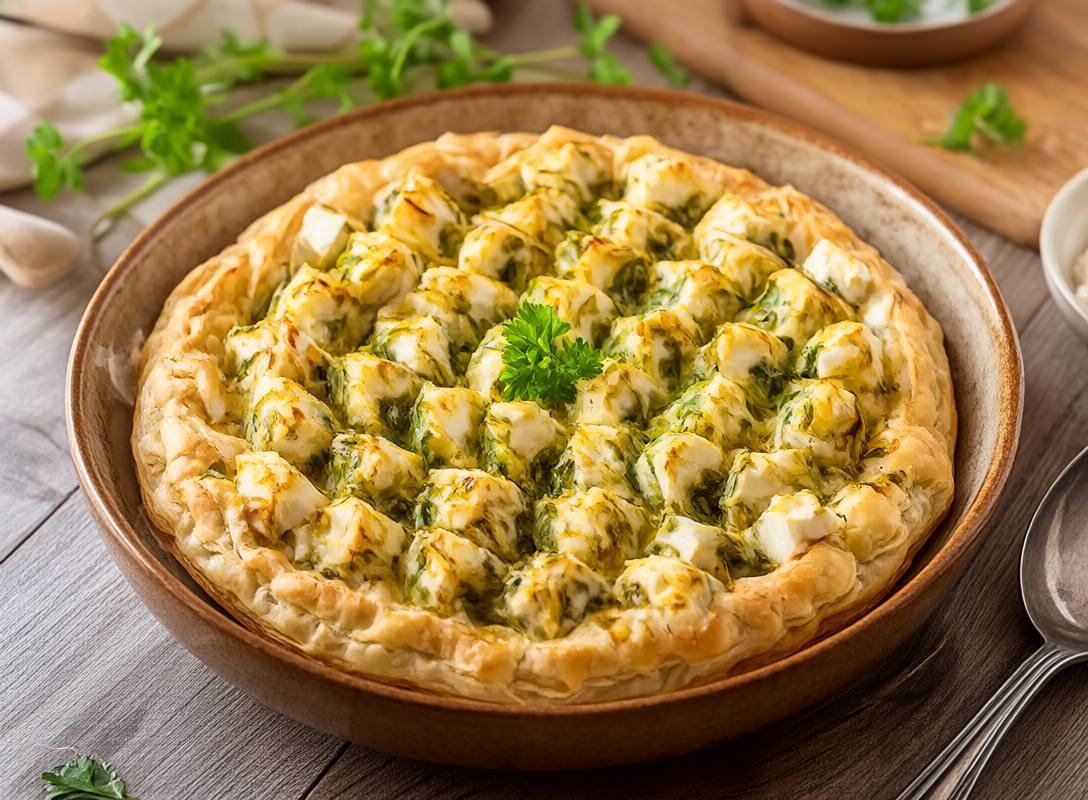 Savory Spinach and Feta Stuffed Puff Pastries