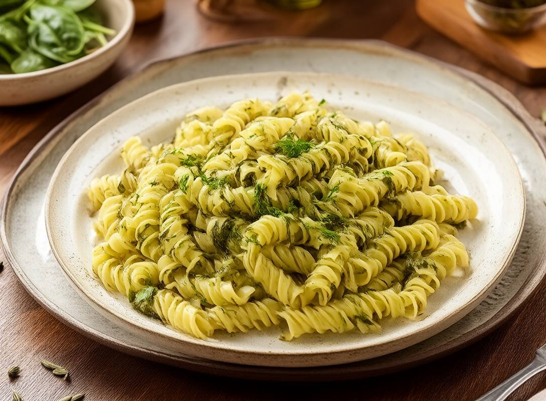 Spinach and Mushroom Pasta Recipe