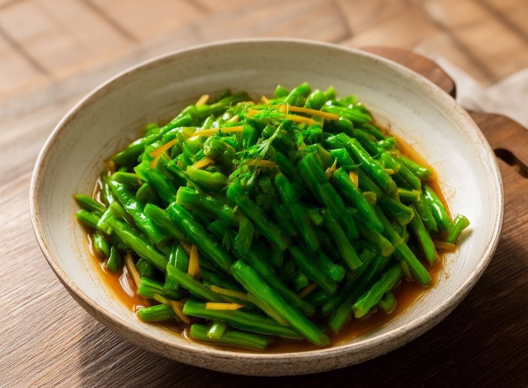 Stir-Fried Green Beans with Ginger and Spicy Tamarind