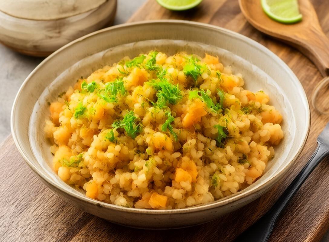Sweet Potato and Fig Couscous with Arugula