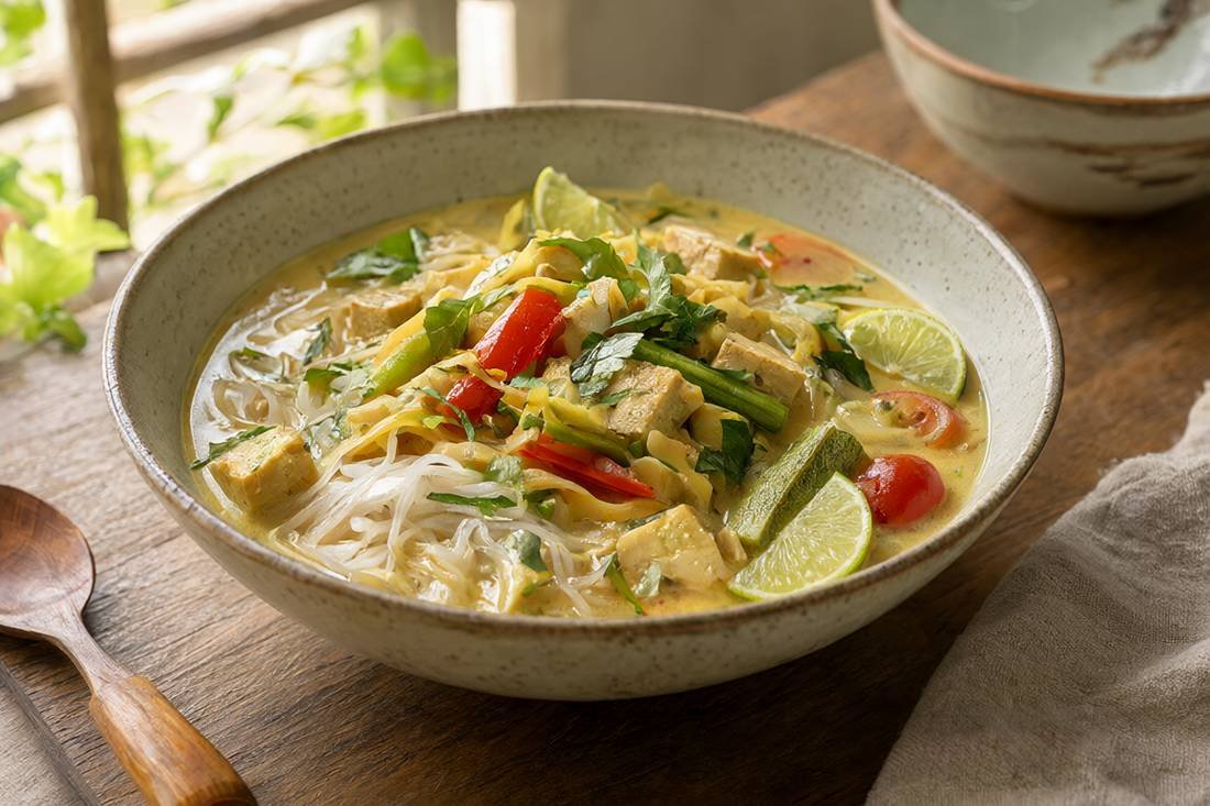 Thai Green Curry Noodles