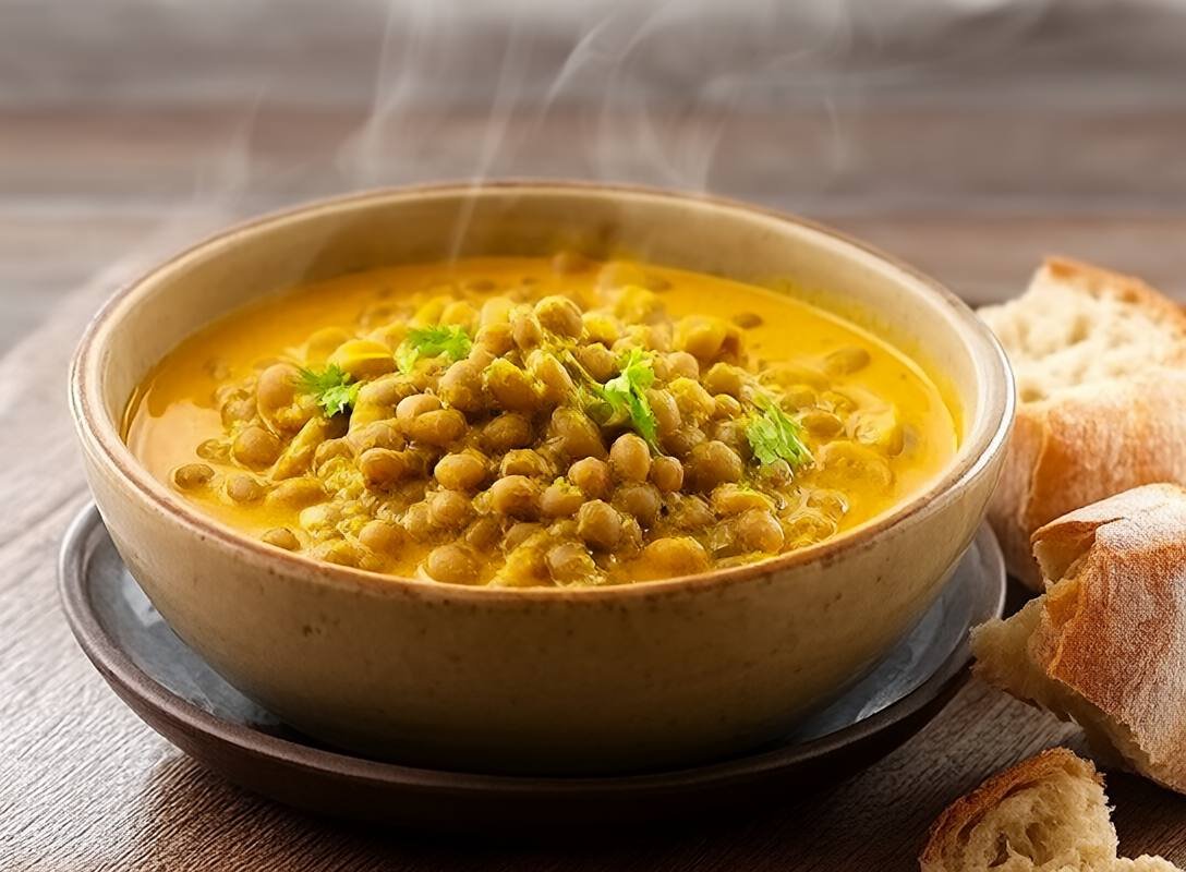 Thai-Inspired Coconut Curry Lentil Soup